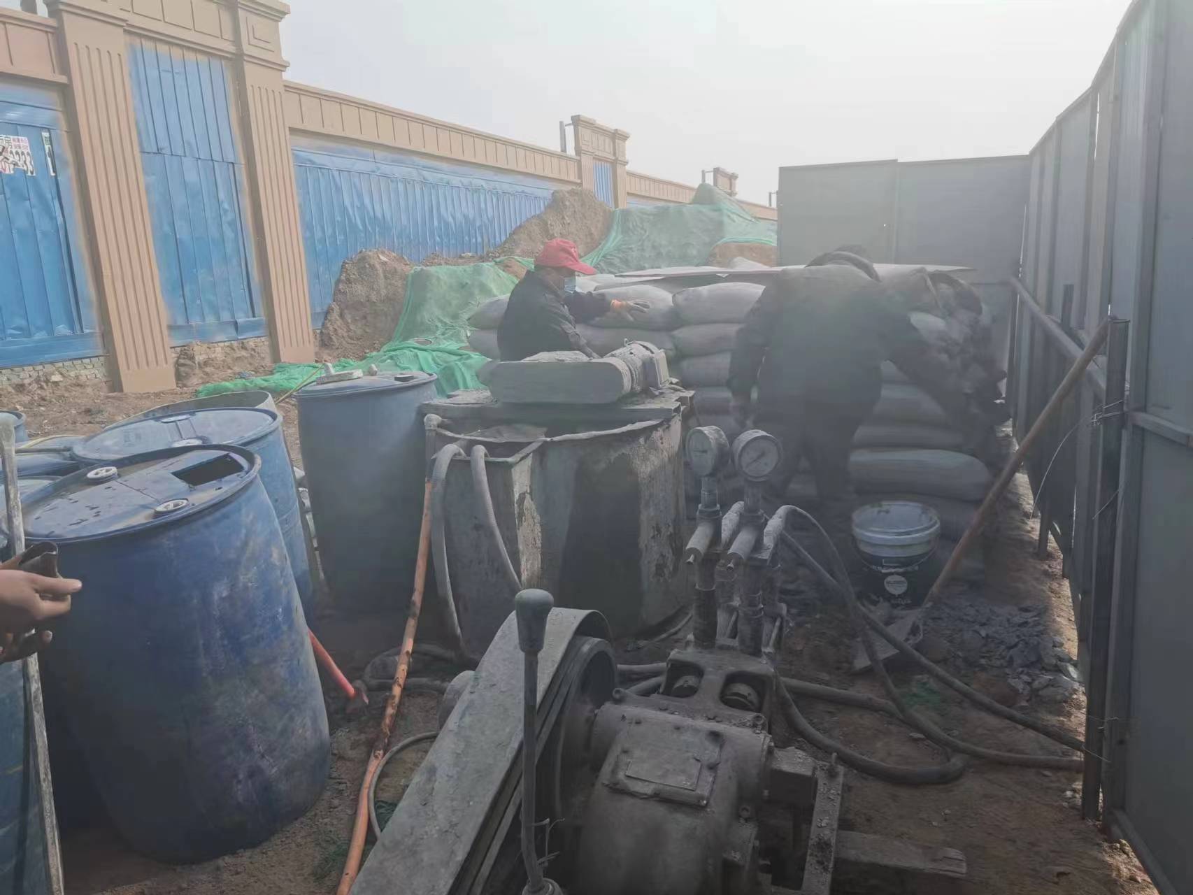 东城街道地基沉降注浆加固